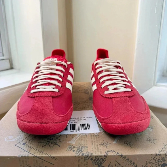 NWT Adidas Originals SL 72 Sneaker Shoes Women's in Red Scarlet White SL72 - Picture 6 of 11